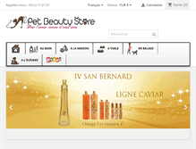 Tablet Screenshot of petbeautystore.com